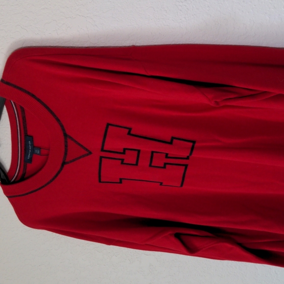 Tommy Hilfiger Global Logo Crew Neck Sweater Sz: L - Picture 3 of 9